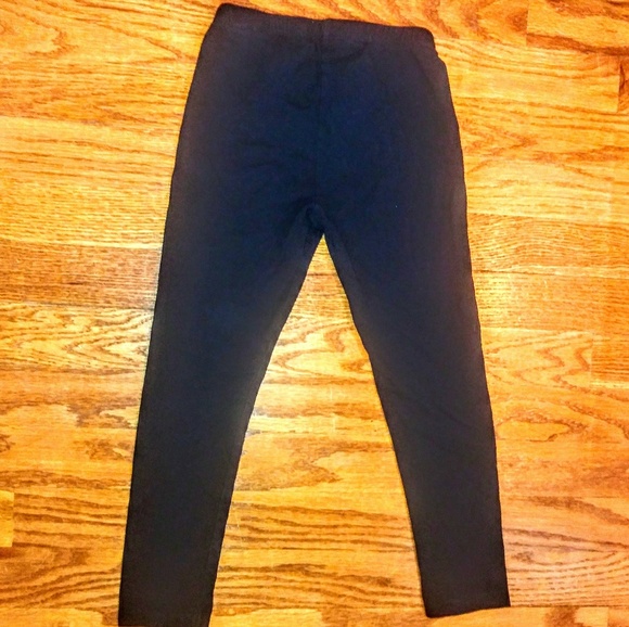 Girls Black Leggings - Picture 3 of 4